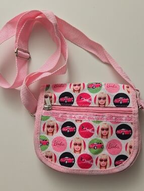 Barbie Pink Graphic Crossbody Mini Bag